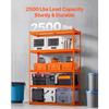 SucceBuy 5 Tier Storage Shelves Garage Shelving Unit 18"D X 48"W X 72"H Adjustable Metal Utility Shelves for Industrial Kitchen
