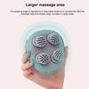 Electric Scalp Massager Cordless Head Massager with 4 Kneading Heads Portable Handheld Head Scratcher Stress Relax for