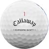 Callaway Chrome Soft Triple Track Golf Balls 12 Count 3-Piece Structure White