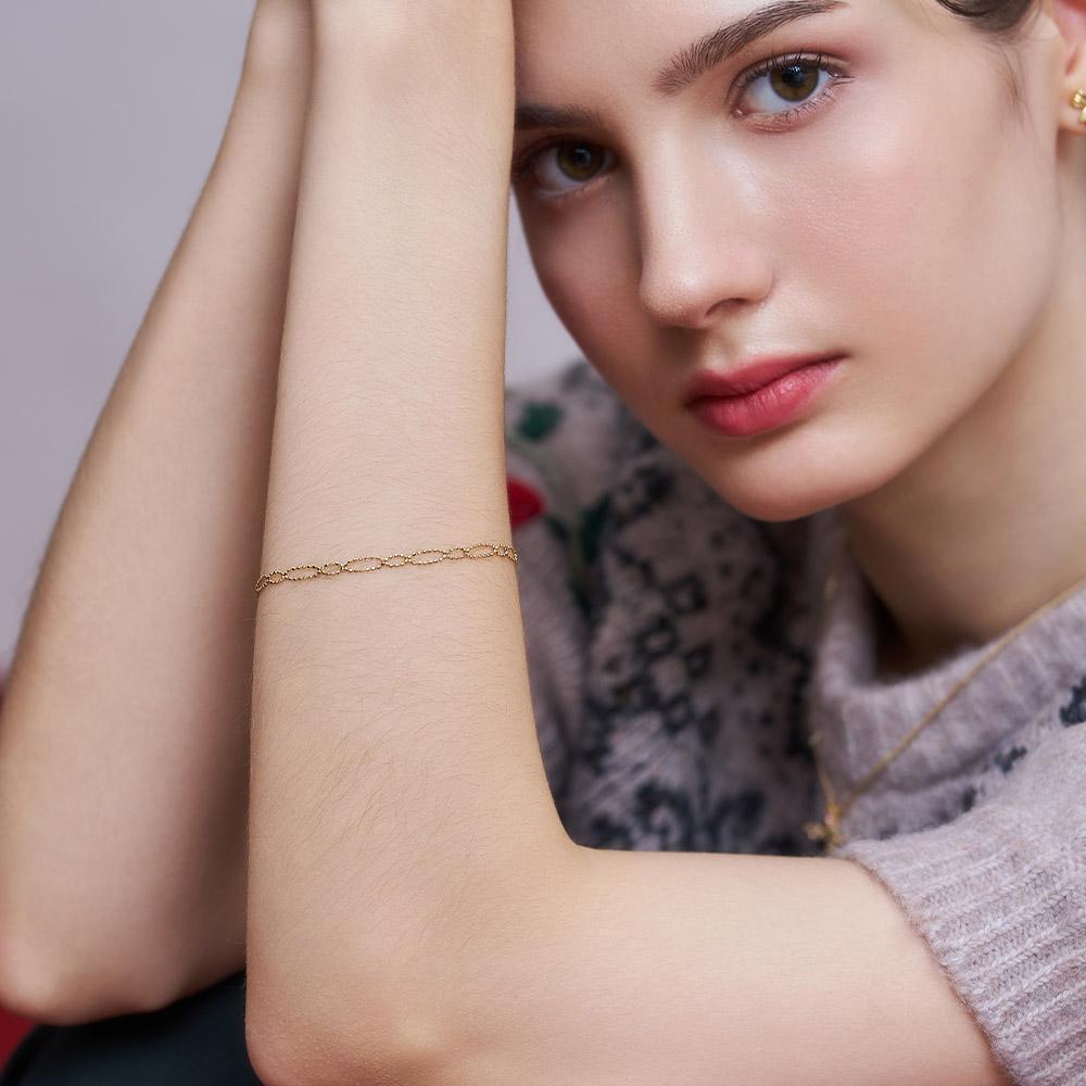 Dorocy 18K Lace Chain Bracelet
