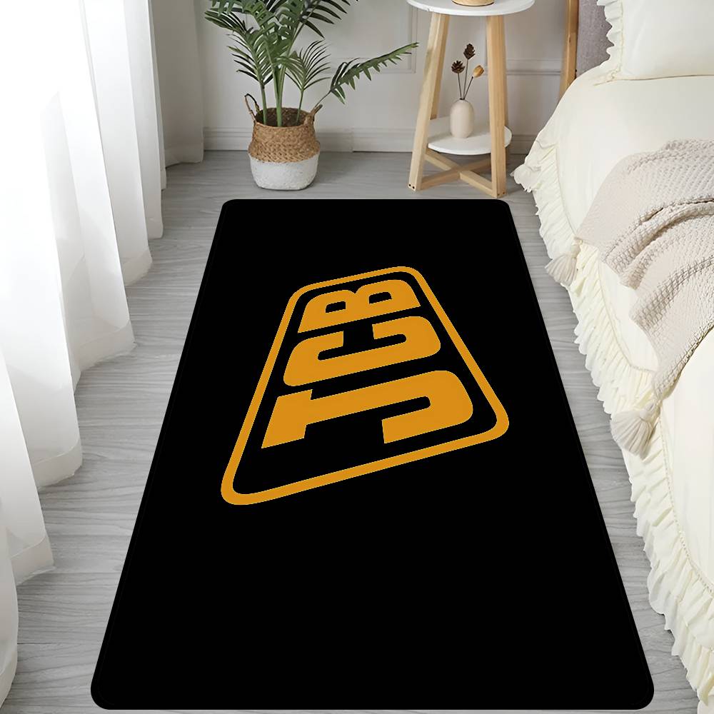 J-JCBS LOGO Hallway Carpet Non-Slip Laundry Room Mat Laundry Decor Balcony Child Living Room Toilet Rug
