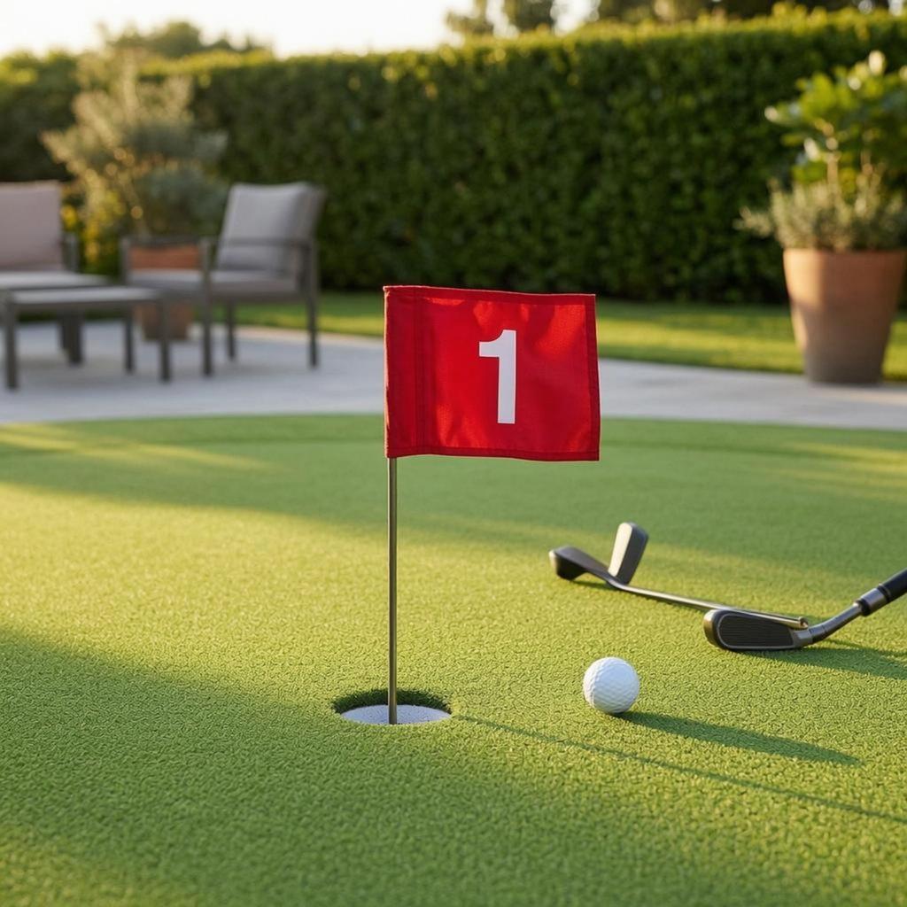 Golf Flag Pole Detachable Training Marker Practice Green