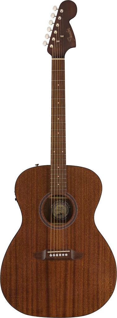 Fender Monterey Standard Walnut with Soft Case Acoustic-Electric Guitar, Fingerboard, Natural,