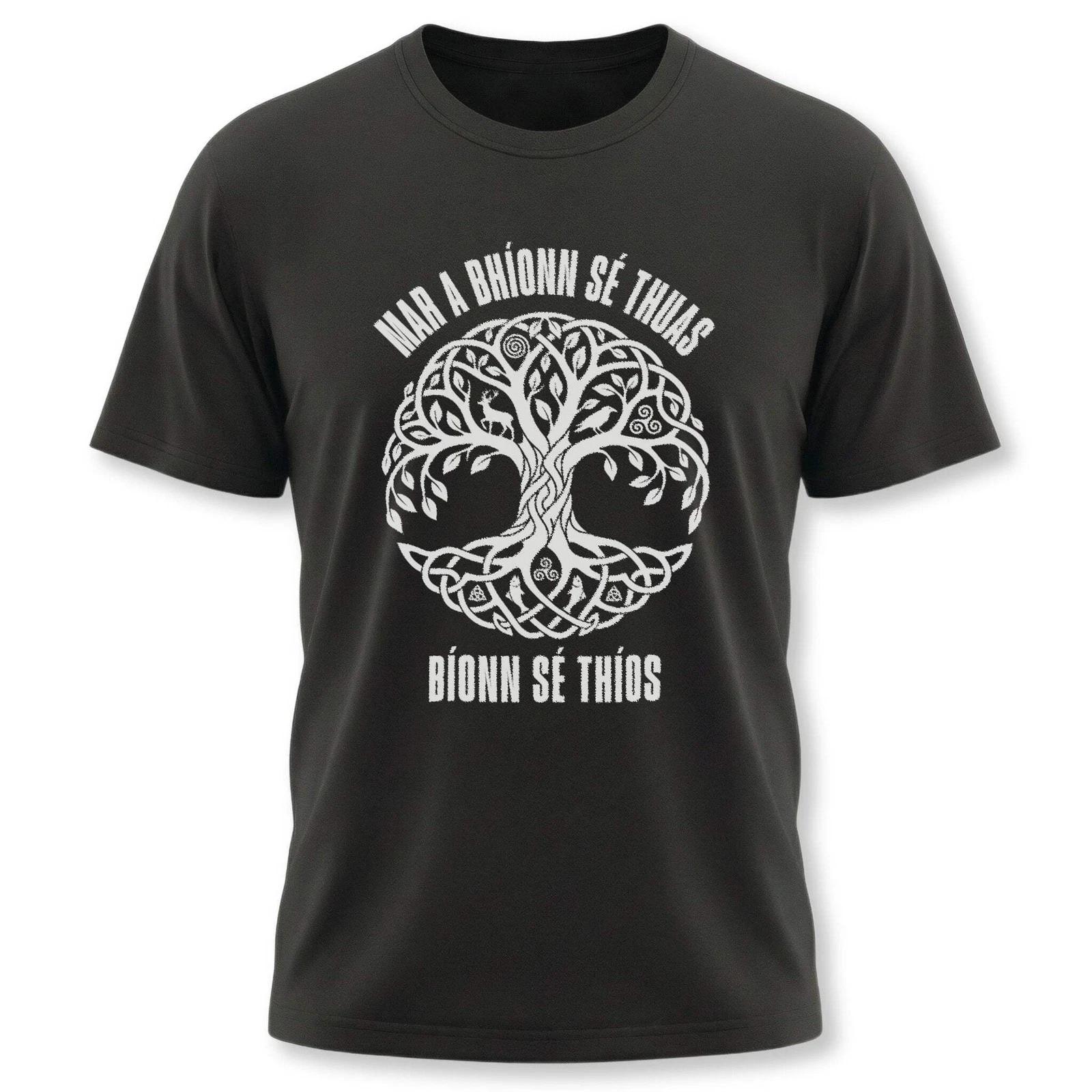 Celtic Tree of Life T-Shirt | As Above So Below Yggdrasil Norse Tee Shirt M