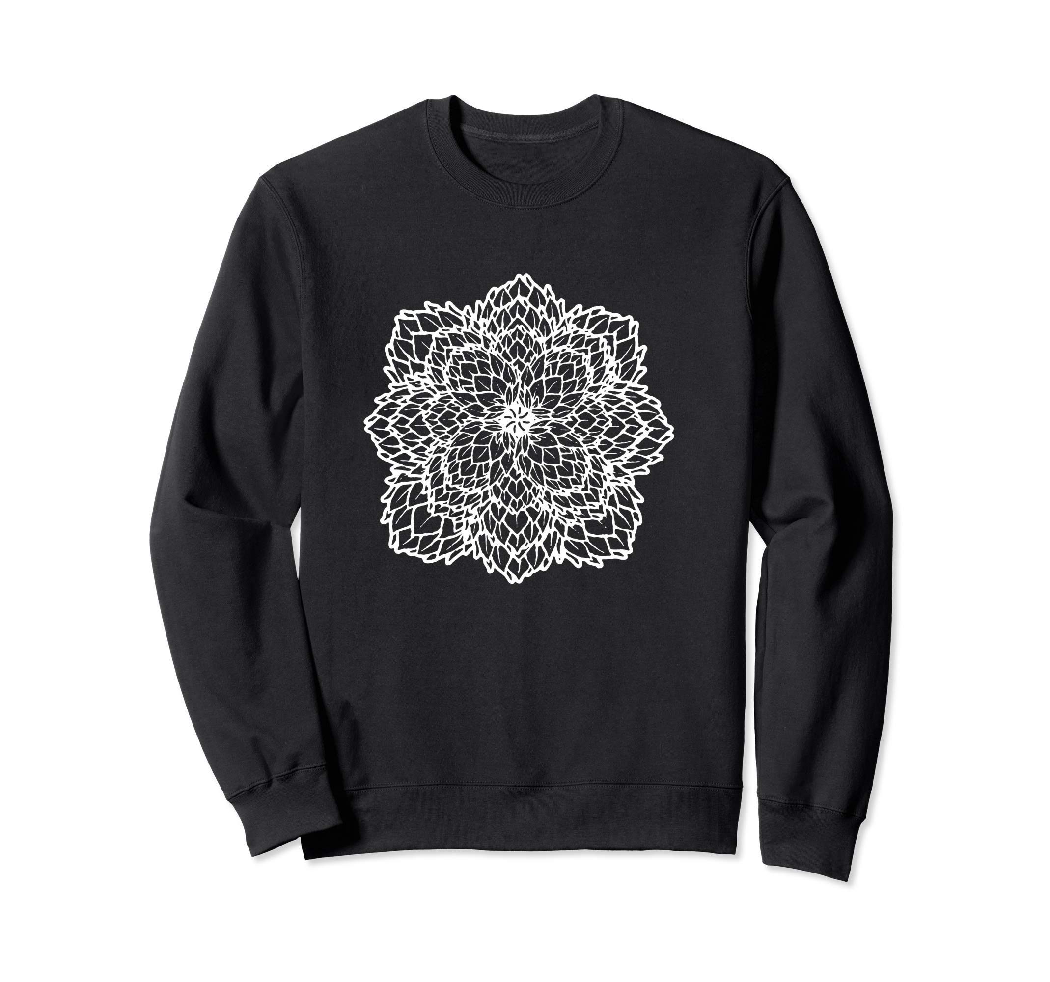 

Hops Mandala - Beer Lover Kaleidoscope Fractal Graphic Sweatshirt