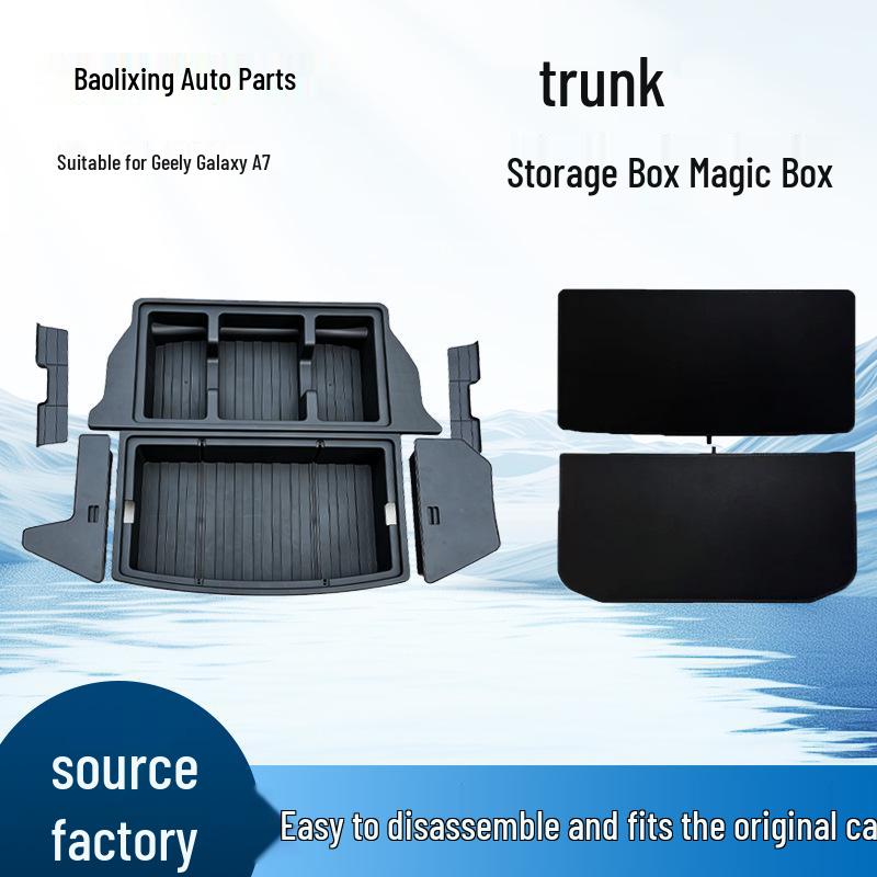 Geely Galaxy A7 Rear Trunk Organizer and Tool Storage Box Large Box