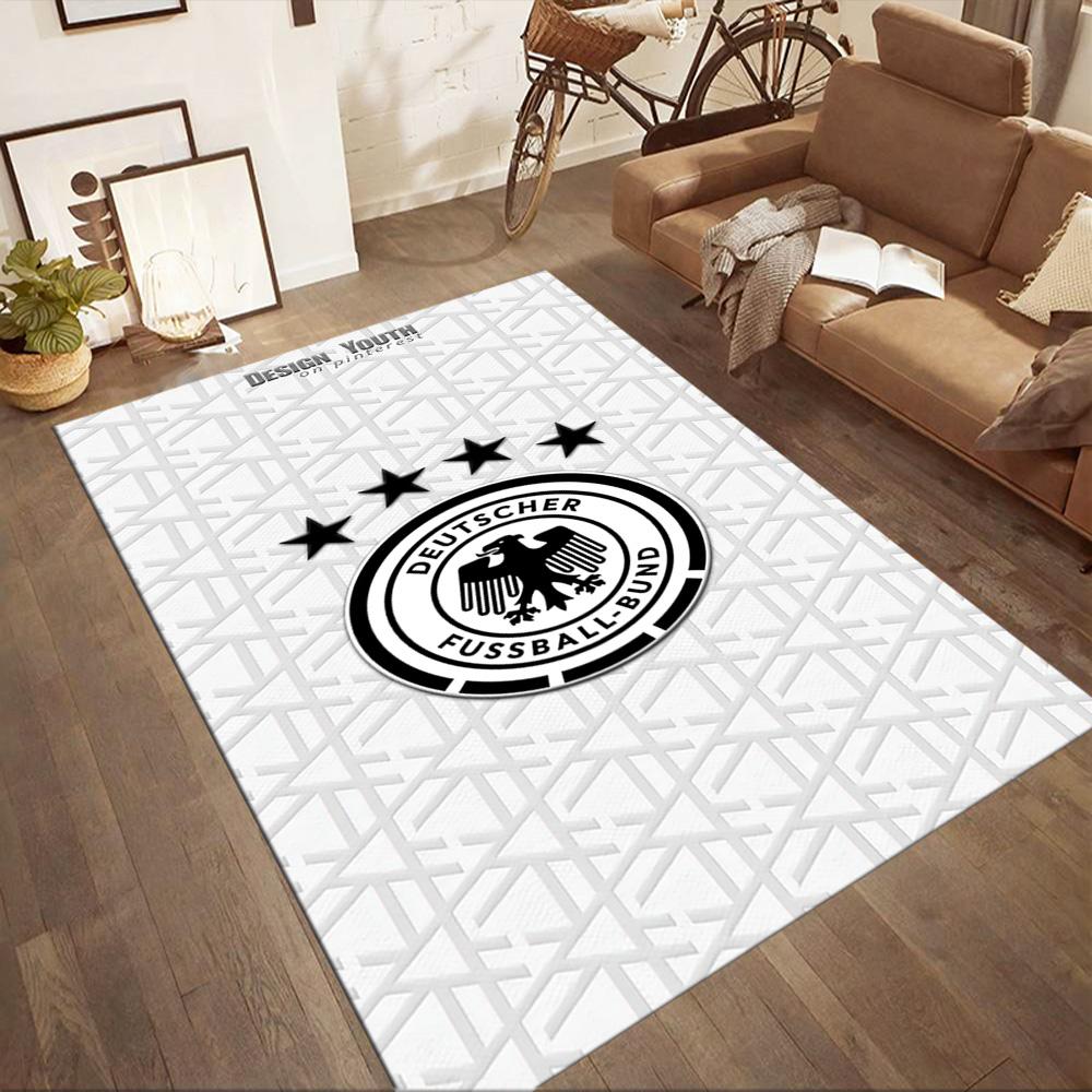 Deutscher Fussball-bund Style Square rugs are a great choice for living rooms, bedrooms, home décor, and as gifts.