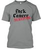 Fxck Cancer Hayatta Kalan Tişört S'den 5XL'ye Kadar