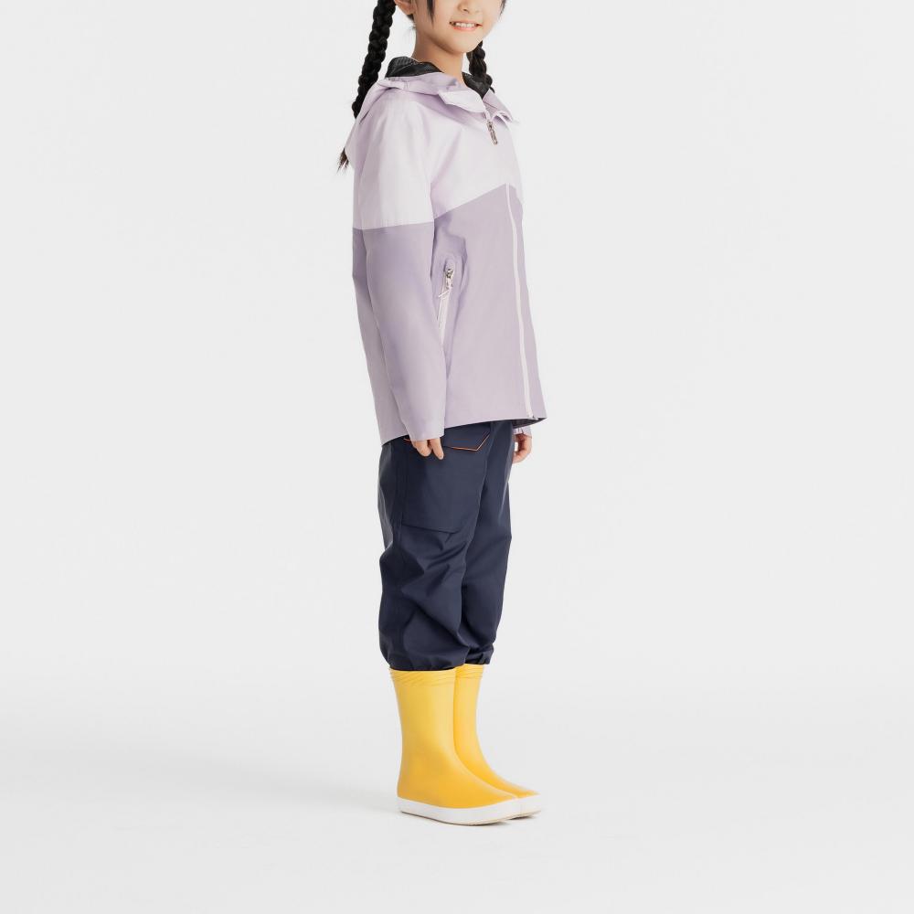 DECATHLON TRIBORD SAILING 100 Hooded Zipper Long Sleeve Jacket Purple Junior