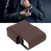 PU Leather Cigarette Box Woven Pattern Cigarette and Lighter Holder Multifunctional 20 Pieces Cigarette Case