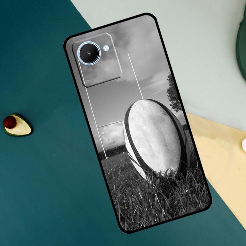 Rugby Ball For Realme 15 14 10 11 12 13 Pro Plus C65 C67 C71 C63 C61 C55 C51 C53 C75 GT6 GT7 Pro Case