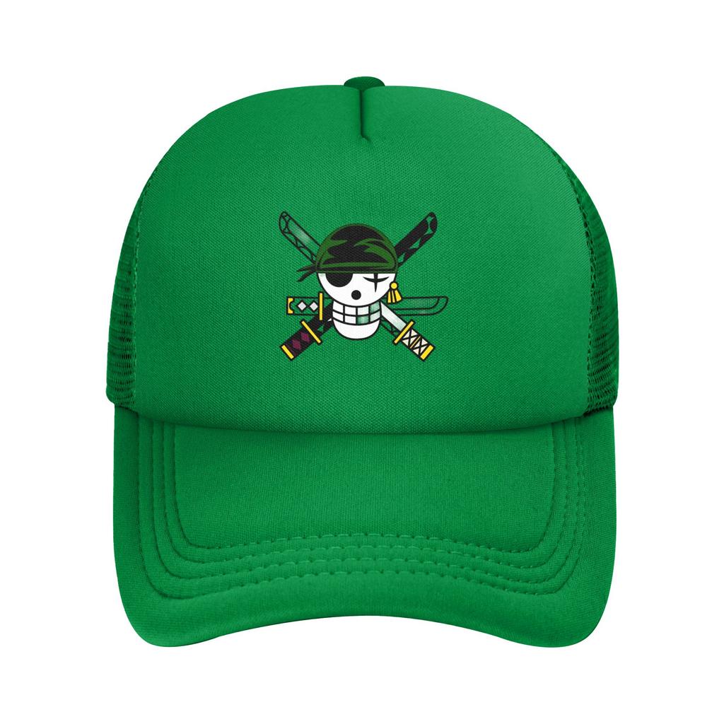 onepieces Trafalgar Law Logo Mesh Baseball Caps Unisex Women Outdoor Trucker Hat Surgeon of Death Adjustable Summer Sun Caps