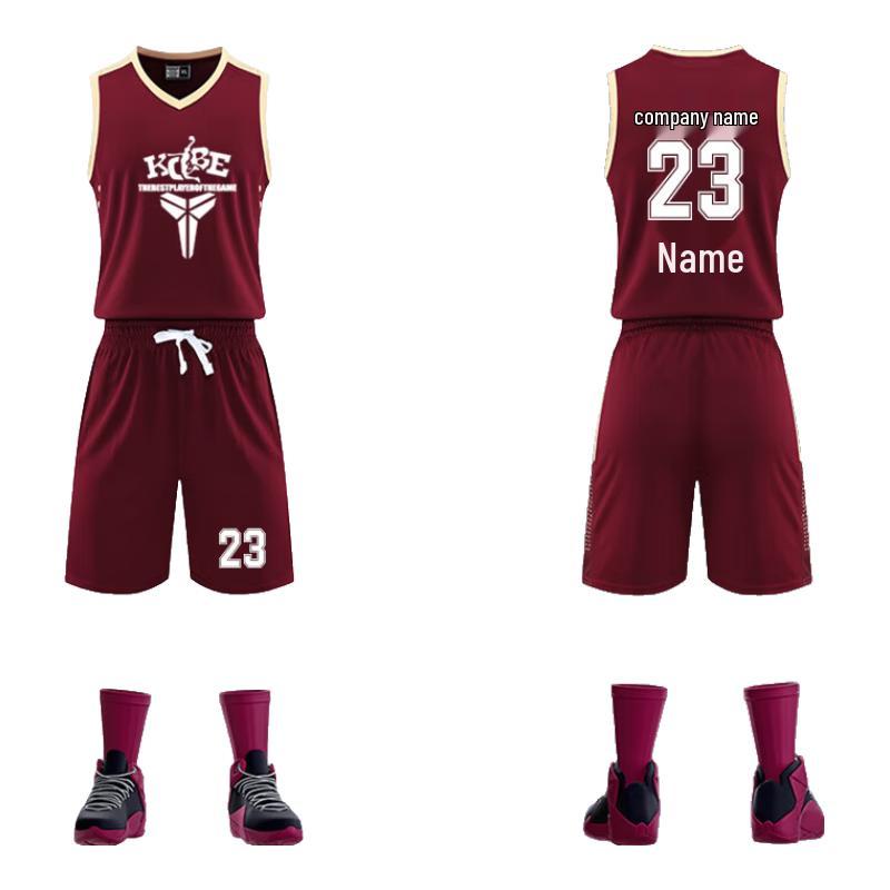 

Saikangnong A6 Unisex Quick-Dry Basketball Uniform Set M