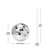 4/6pcs 600ml Disco Ball Cup with Straw Wedding Bridal Shower Bachelorette Party Decor Cocktail Drink Bottle Beach Pool Supplies