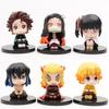 6pcs /Lot Lookup Demon Slayer Anime Figure Kimetsu No Yaiba Kamado Nezuko Kamado Tanjirou Agatsuma Zenitsu Action Figure Toys 6cm