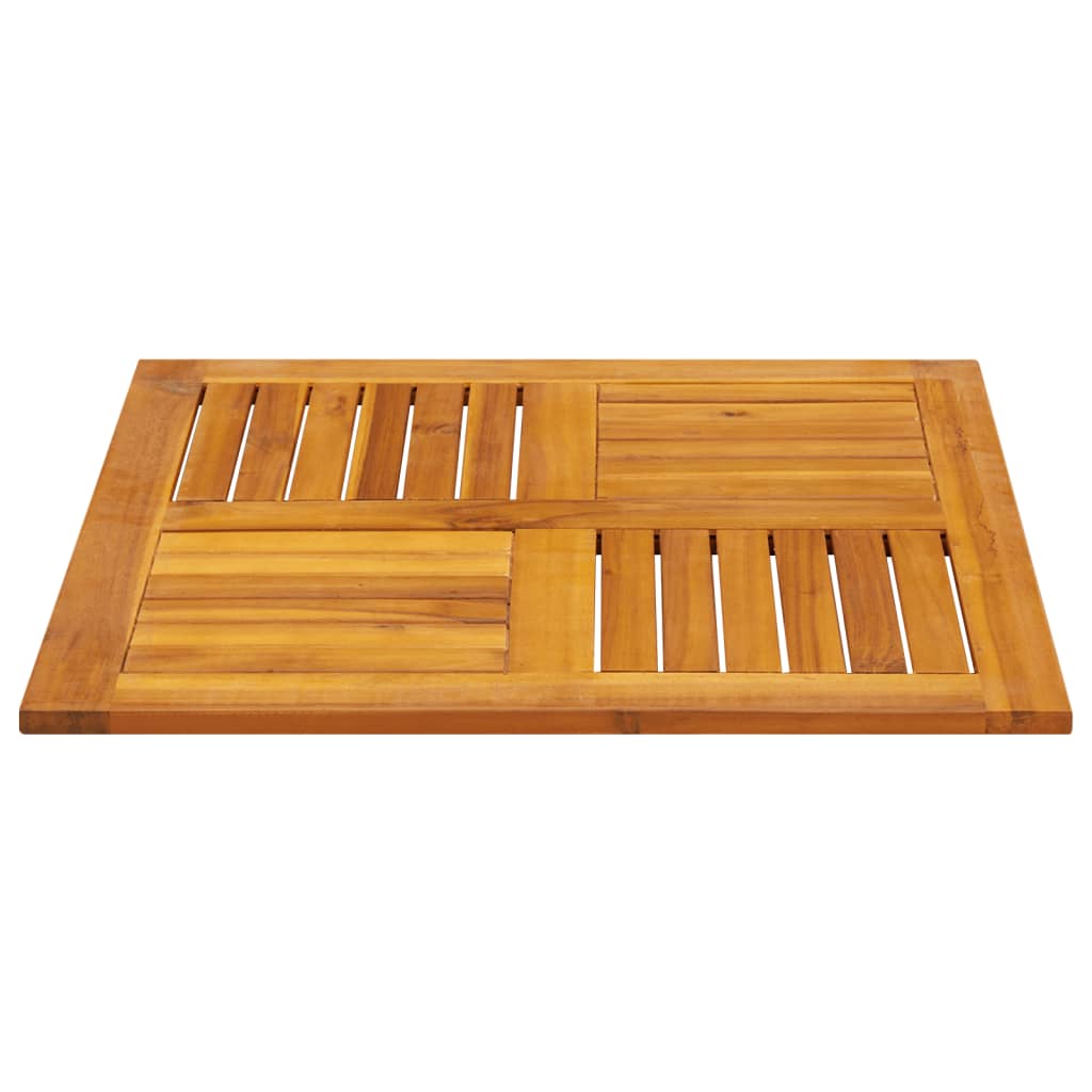 Table Top 70x70x2 cm Square Solid Acacia Wood