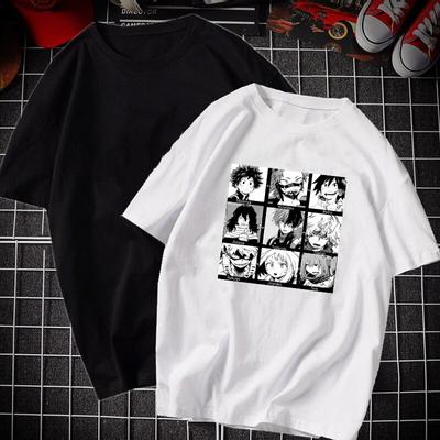 My Hero Academia Graficzne Koszulki Unisex Letnia Koszulka z Krótkim Rękawem Odzież Unisex Topy T-shirt Japońskie Anime Śmieszne Koszulki