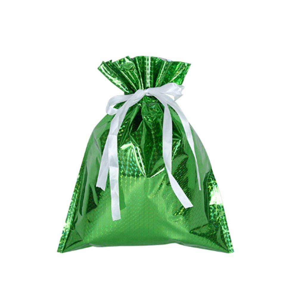 Gold Drawstring Snowman Elk Snowflake Goods Candy Wrapping Gift Bag Packaging Bag Christmas Gifts