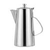 Thickened Stainless Steel Long Spout Teapot with Flat Lid, Large Capacity for Cold Water, Soup, or Juice.