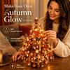 Schulferien Bastelbedarf DIY Perlen-Weihnachtsbaum-Set, Handgemacht mit LED-Lichtern, Dekorations-Bastelwerkzeuge Bastelprojekt, Perlen-Set für Erwachsene,