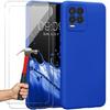 Protective Case - Realme - 8 - Silicone - Shockproof - 2 Tempered Glasses Included