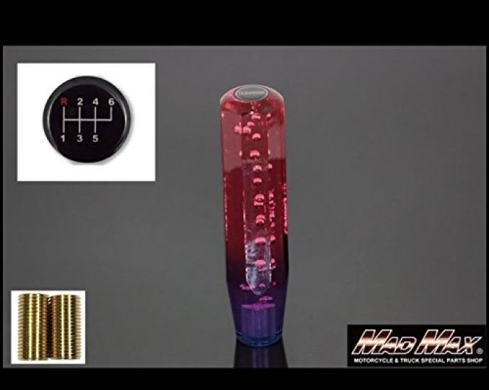 Crystal Shift Foam for Fuso Best One Isuzu 07 Low Cab Knob, Gradient, Short, 200mm, Red/Purple, Fighter, Canter, Forward, Full-Con Fighter, Elf,