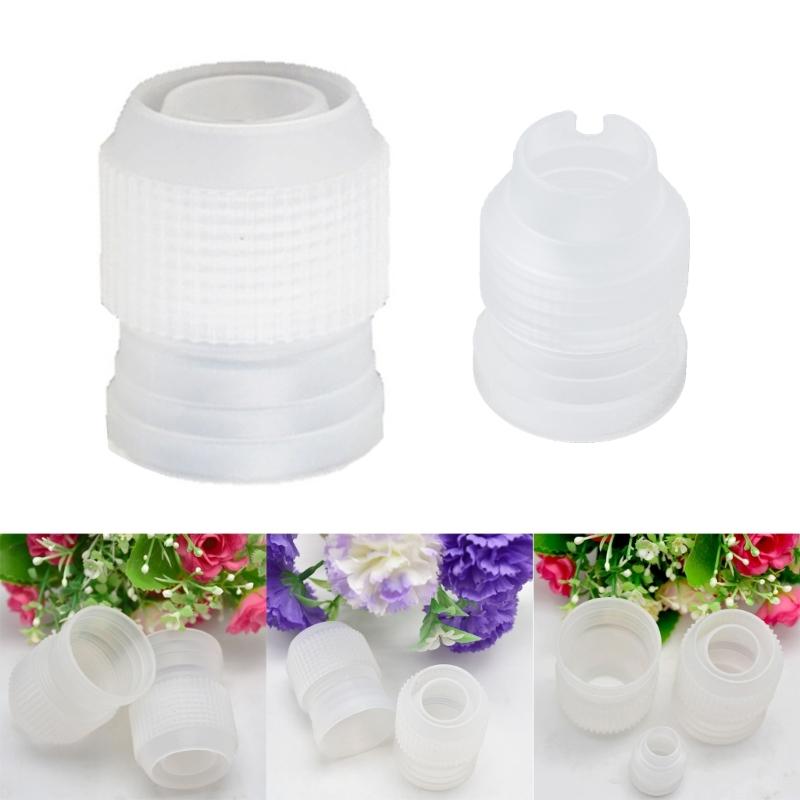 Small/Large Size Coupler Adapter Icing Piping Nozzle Bag Cake Flower Pastry Decoration Pastry Tools Cream Dessert Tools