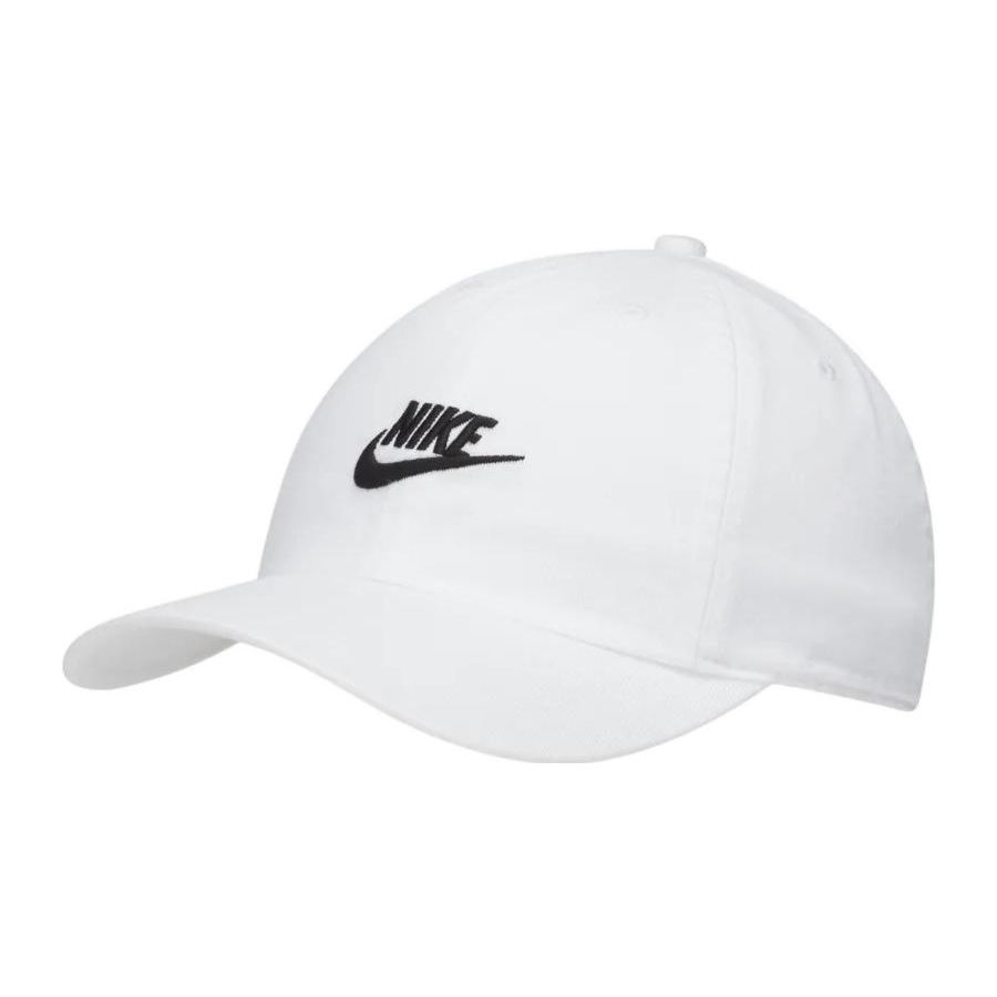 Nike Logo Embroidered Fashion Casual Cotton Duckbill Cap Kids caps White AJ3651-100 ONE SIZE