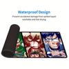 Powerful Anime Characters Large Gaming Mouse Pad Nonslip Rubber Base Waterproof Desk Mat For Office Pc Laptop