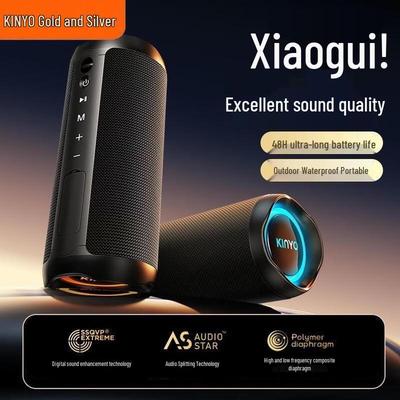 KINYO H7 Enceinte Bluetooth Portable d'Extérieur Prise CN (adaptateur inclus)