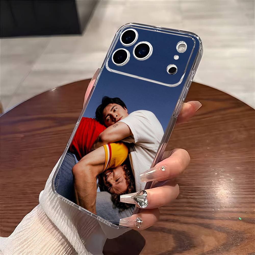 H-Heated Rivalry Phone Case For iPhone 17 16 15 14 13 12 11 Mini Pro Max Plus Transparent Cover