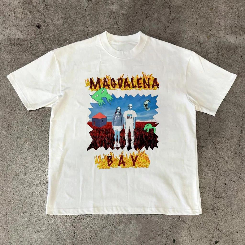 

Classic Magdalena Bay Band 100% Cotton T-shirt Mens Tees Top T-Shirt Tee Top Unisex 2F881 4XL