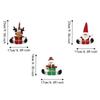 Santa Claus Christmas Tree Hanging Decorations Elk Deer Handicrafts Christmas Santa Claus Pendant Snowman Colorful