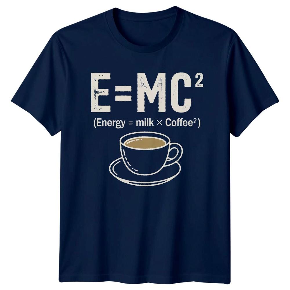 E Mc2 Energy Milk X TShirt Science Humor Coffee Birthday Gift For Him And Her