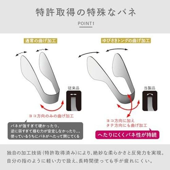 Oaks Leye Made Japan Genuine Product Fingertip Tongs Seamless Stainless Steel Integrated Design Can Be Used Like Extension Your Fingers Firm Grip