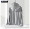 Unisex Quick-Dry Anti-UV Ice Silk Sun Protection with Detachable Brim for Fishing