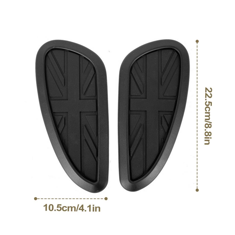 Motorcycle Tank Knee Pads Motorcycle Tank Sticker Knee Grip Vintage Panels Anti-Slip Pads Knee Grip Protector For Tank For
