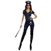 Halloween Blue Policewoman One-piece Policewoman Game Playing Uniform Professional Acting Costume
