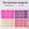 Nine-Grid Dustproof Sealing Wax & Jewelry Organizer Box