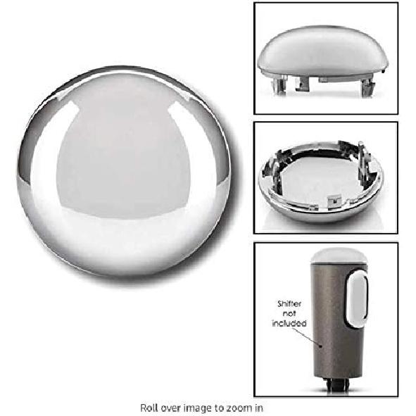 BASIKER F150 Shifter Knob Chrome Cap for 2004 2005 2006 Ford F-150 Patent Pending with Strong Clips Triple Chrome Plated Easy Tallation Better