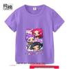 K-POP Demon Hunter Girl Group Unisex Cotton T-Shirt - Kids' Summer Short Sleeve Round Neck Top