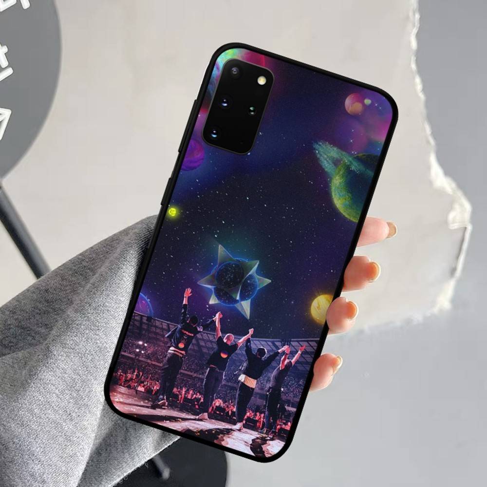 Moon Music Coldplay Band Phone Case For Samsung S 24 Fe 25 Ultra Plus 20 Lite 21 30 22 23 24 22 Ultra 5G Fundas