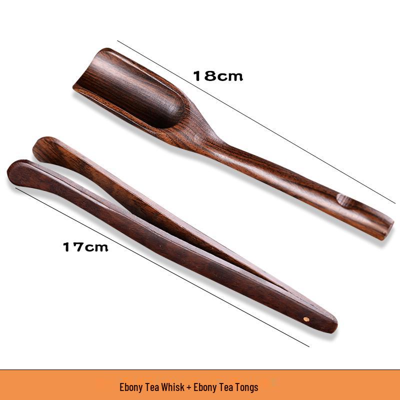 Solid Wood Tea Scoop for Gongfu Tea Ceremony - Small Tea Shovel Spoon for Serving and Dividing Tea.