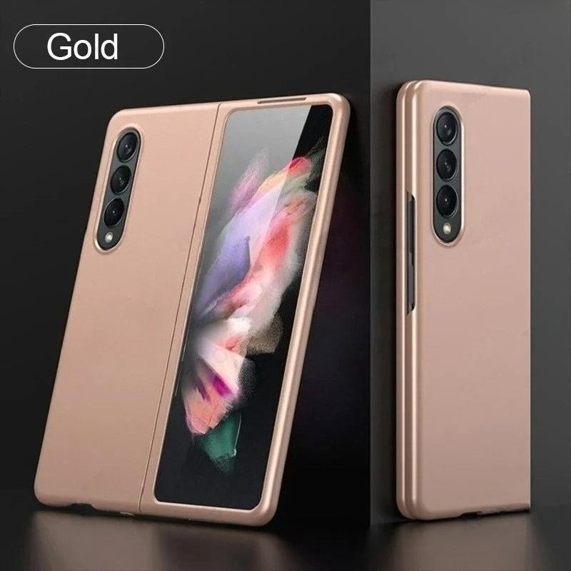 Simple Ultra Slim Hard PC Frosted Phone Case For Samsung Galaxy Z Fold 7 6 5 4 3 Skin-Friendly Full-pack Anti-Drop Protect Cover