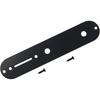 Banworks Guitar Control Plate 7.8mm (5/16") Steel Alloy Switch Control Plate for Squier Tele Electric Guitar JT/KZB-01 Black