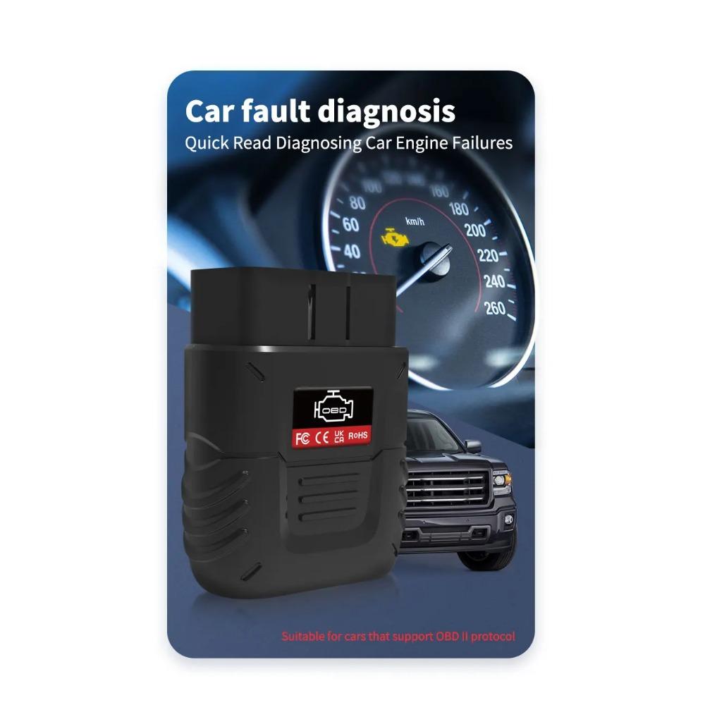 V019 Obd2 Car Scanner Bluetooth Scanner Auto Diagnostic Tool Elm327 Engine Trouble Code Diagnostic Decoder For IOS/Android