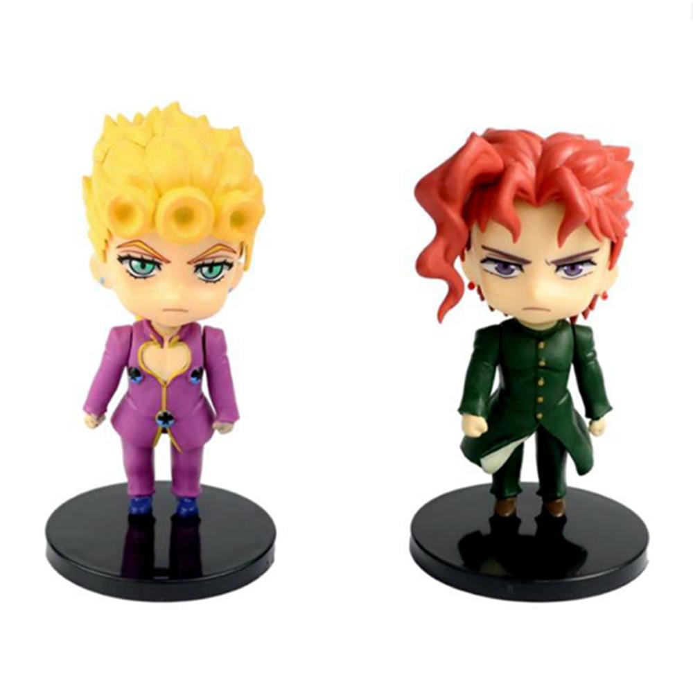1 Pc Anime JOJO's Bizarre Adventure Golden Wind Action Figures Kujo Jotaro Narancia Ghirga Giorno Giovanna PVC Model Kid Toy