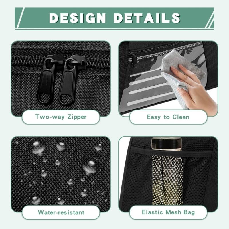 Practical Barbecue Utensils Storage Bag Waterproof Oxfords Fabric For Grill Tools Outdoor Cooking Essential