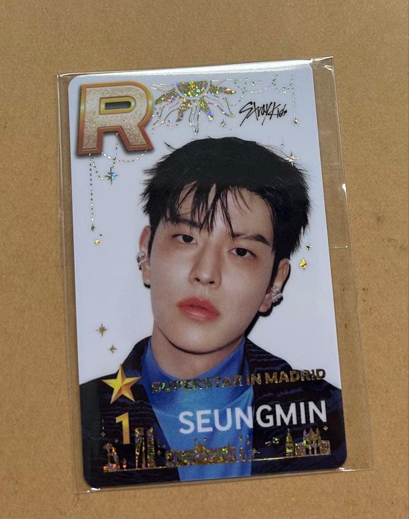 [USED] Stray Kids Trading Card Seungmin Madrid SSJYP Card