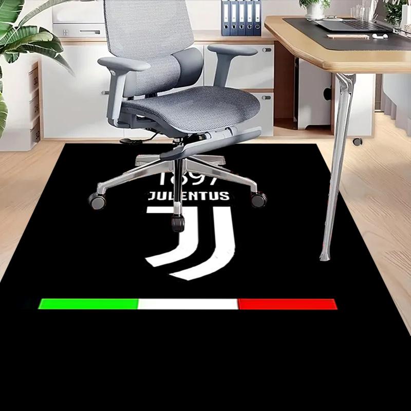 Juventus Football Club Logo Teppich Für Spielzimmer Schlafzimmer Wohnzimmer Sofa Heimdekoration Kinder Spielbereich Teppich Rutschfeste Bodenmatte